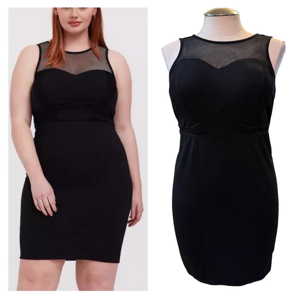 Torrid size 16 Marvel Comics Black Widow Bodycon Mini‎ Dress Halloween Cosplay